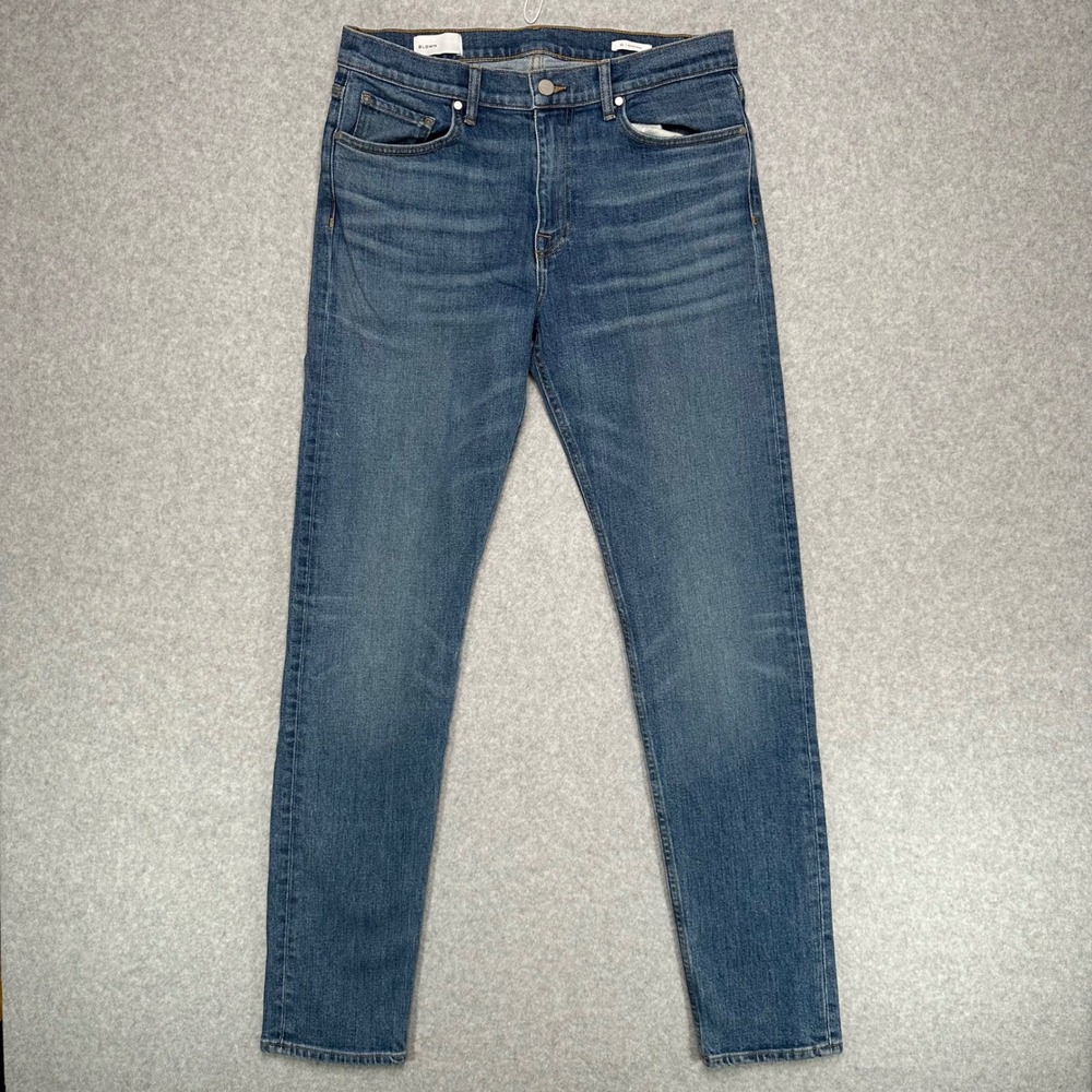 BLDWN Modern Skinny Jeans Riva Blue Mens 33 Made in USA 11D0071005